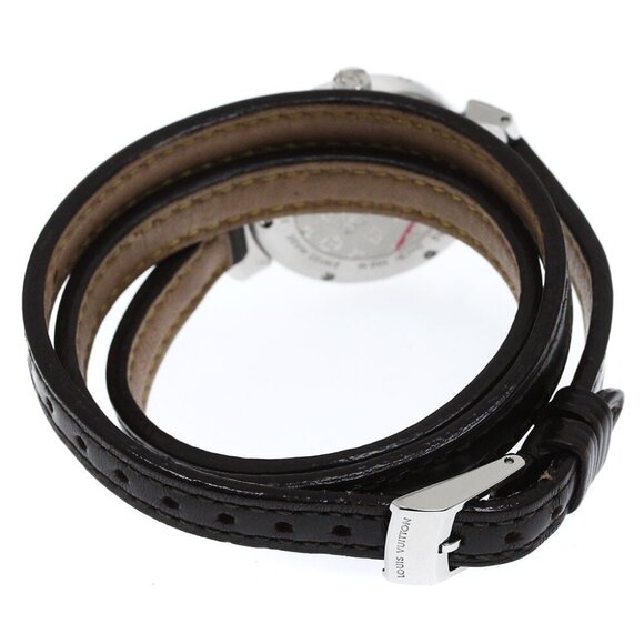 LOUIS VUITTON Tambour Q1211 Date Brown Dial Quartz Ladies Watch_ main image 8